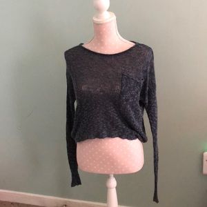 Hollister blue sweater